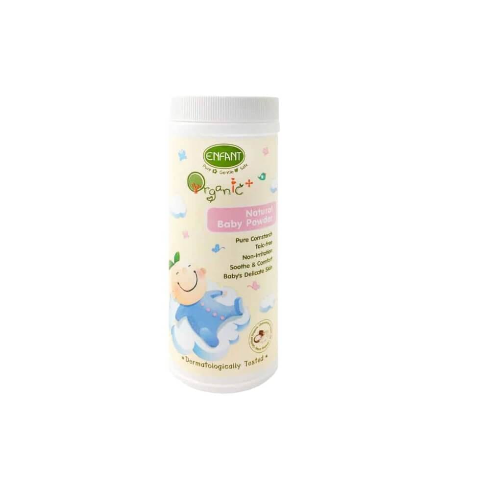 แป้งเด็ก อองฟองต์ สูตรธรรมชาติ Organic Plus Natural Baby Powder 80g Enfant